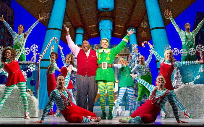 the cast of elf the musical