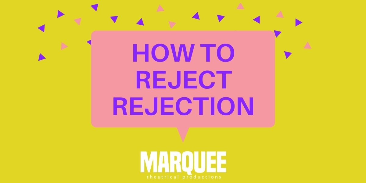 how to reject rejection speech bubble confetti