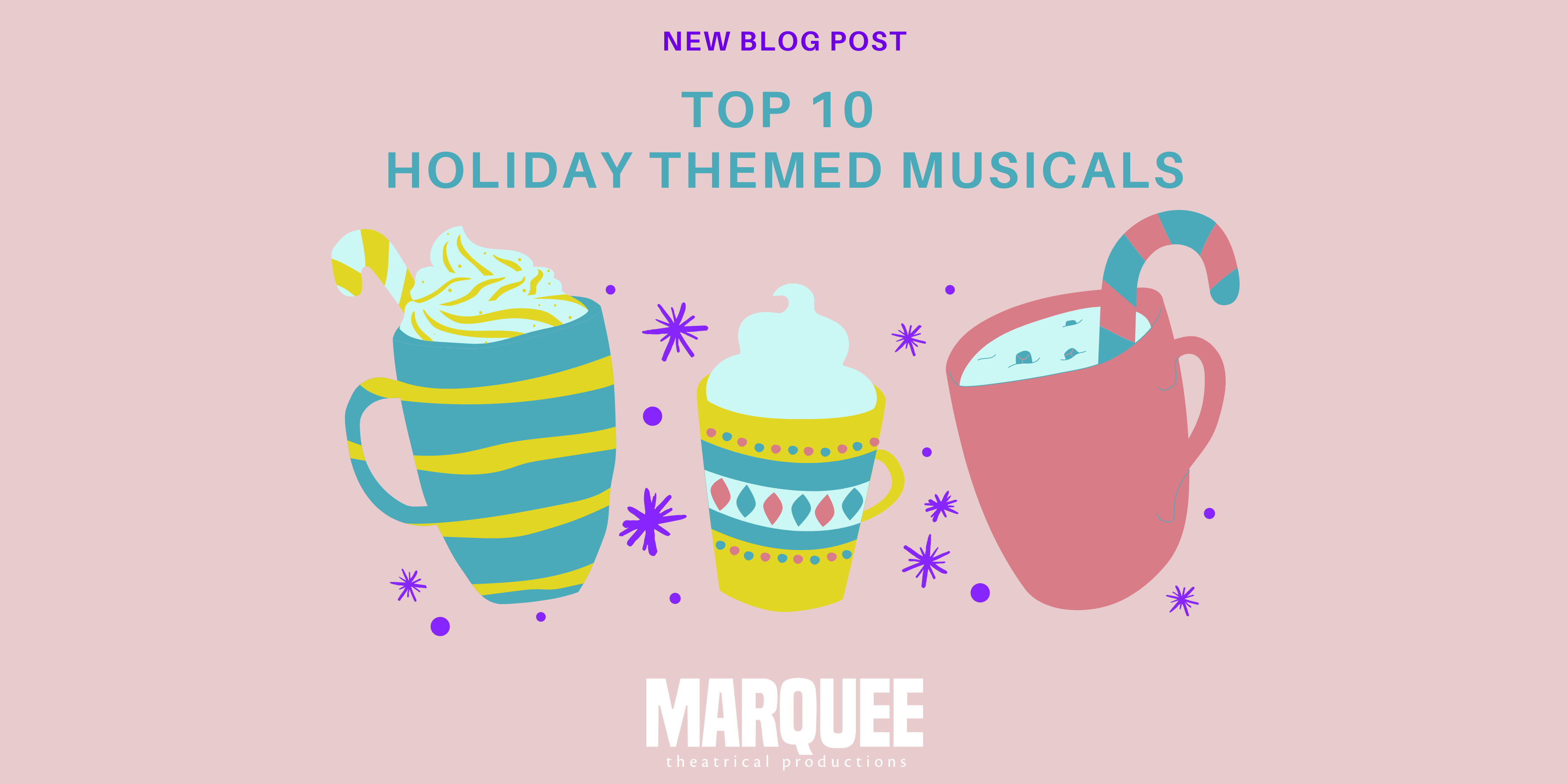 holiday themes musicals canva promo picture with holiday mugs