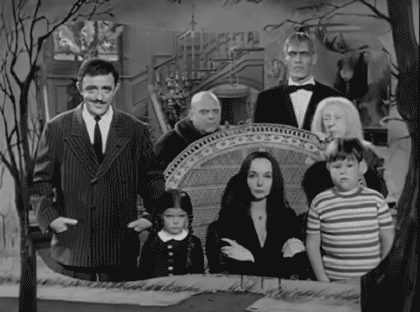 the Addams family "snap snap"